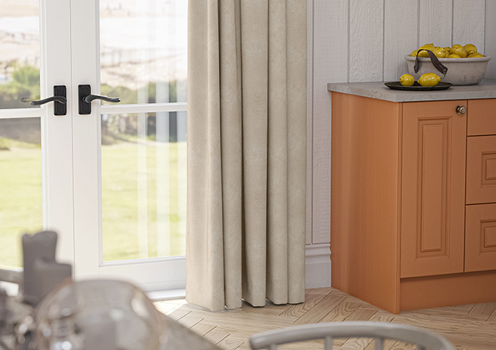 Florence Faux Suede, Light Tan - Made to Measure Curtains - Image 5